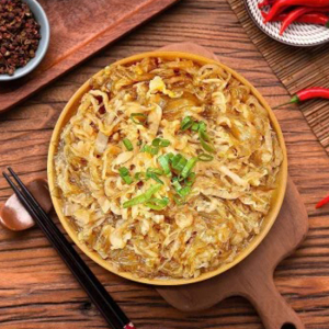 Stir-Fried Pickled Cabbage, Pork & Vermicelli / 酸菜炒粉