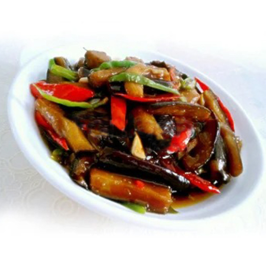 Braised Eggplant with Garlic Sauce / 鱼香茄子