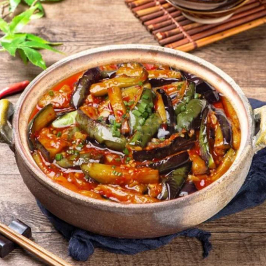 Braised Eggplant with Garlic Sauce (Lunch Special) / 鱼香茄子