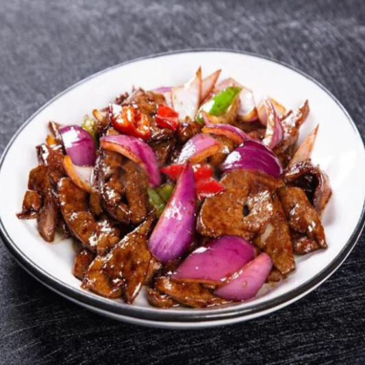 Fried Pork Liver Slices / 溜肝尖