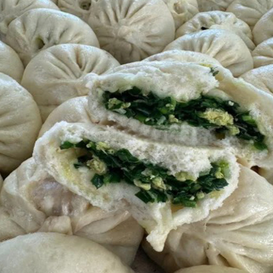 Green Chives, Pork & Shrimp Dumplings / 三鲜水饺