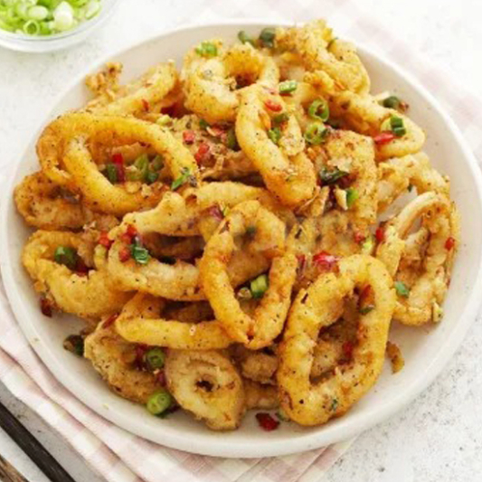 Fresh Squid with Pepper and Salt / 椒盐鲜鱿鱼