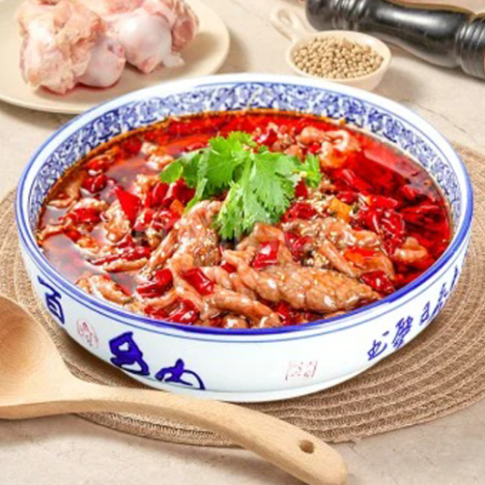 Hot & Spicy Boiled Beef / 水煮牛肉