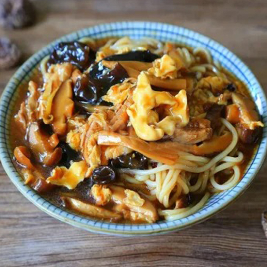 Pork & Shrimp Sauce Noodles / 打卤面