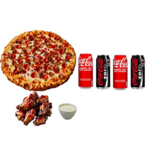 1 X-Large Pizza & 16 Wings Combo
