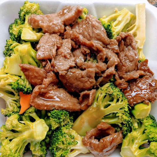 K8. Beef with Chinese Broccoli 芥兰牛肉