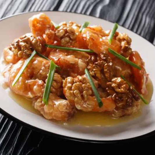 L21. Walnut Shrimp 西汁合桃虾