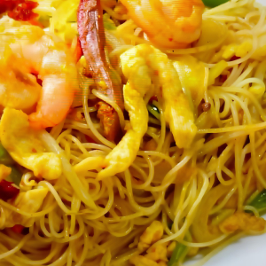 Szechuan Shanghai Shrimp Noodles
