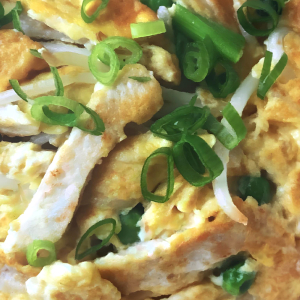 BBQ Pork Egg Foo Yong