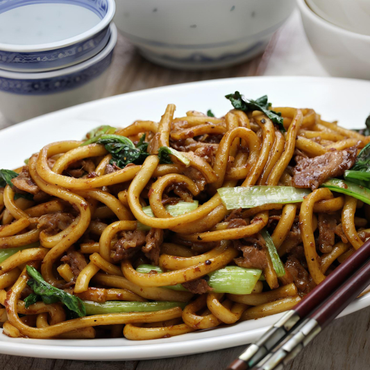 Szechuan Shanghai Pork Noodles