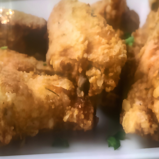 Deep-Fried Chicken Wings