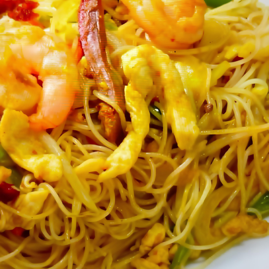 Szechuan Shanghai Shrimp Noodles