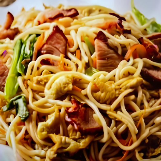BBQ Pork Chow Mein