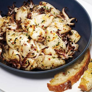 Calamars grill&eacute;s 