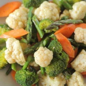 L&eacute;gumes du jour &agrave; la vapeur 