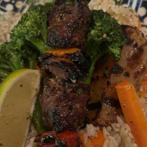 Brochettes de filet mignon