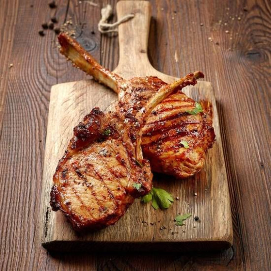 Tomahawk de c&ocirc;telettes de porc