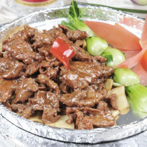 Ostrich with Black Pepper Sizzling Platter