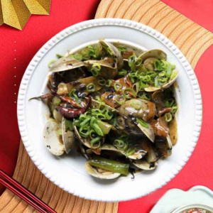 Clams with Black Bean Sauce