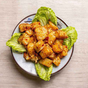 Stir-Fried Turnip Cake with XO Sauce