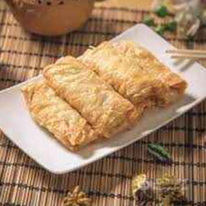 Deep-Fried Tofu Skin with Shrimp
