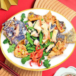 Deep-Fried Giant Flounder Cutlet