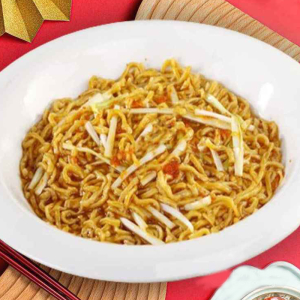 Braised Shredded Chicken E-Mein with Chives