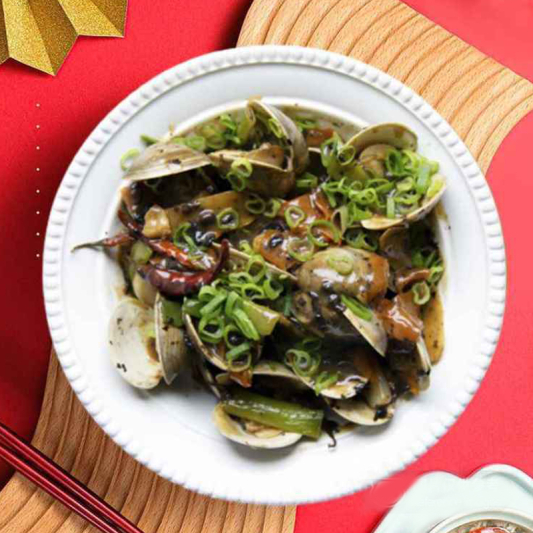 Clams with Black Bean Sauce