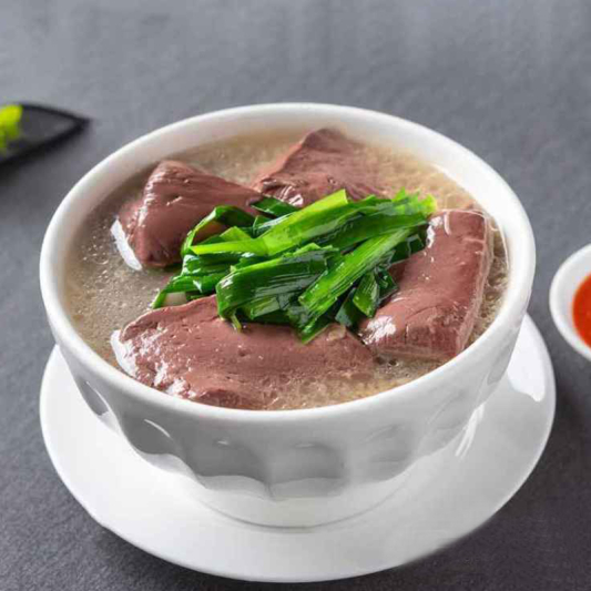 Chinese Chives with Pork Blood