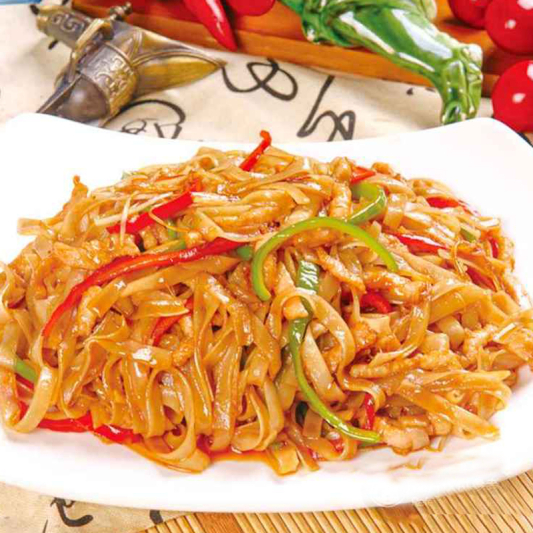 Chow Fun with Soy Sauce