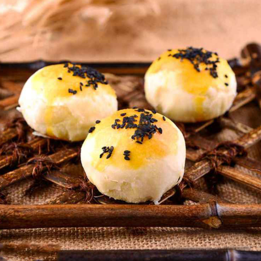 Lotus Seed Pastry with Preserved Egg