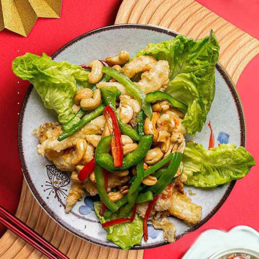 Fried Prawns with Spicy Salt