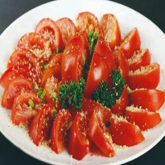 A1. Smashed Ginger with Preserved Orange Peel and Tomato 拍薑九制陳皮西紅柿