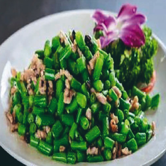 A2. Olive Vegetable with String Beans and Minced Meat 橄欖菜四季豆肉末