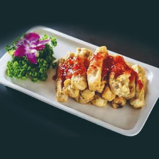 A8. Thai Style Crispy Eggplant in Sauce 泰汁脆皮茄子