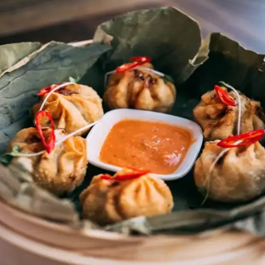 Momo frits / Fried Momo