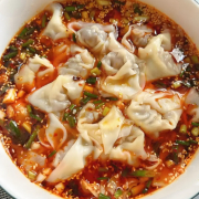 C1. Sichuan-Style Spicy Wontons (12 pcs) 红油抄手