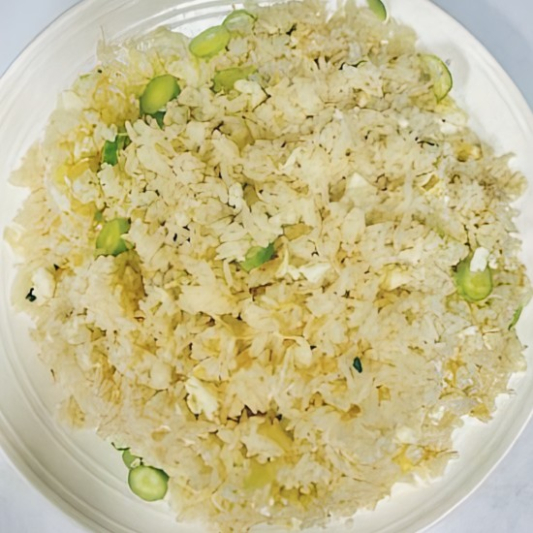 Fried Rice with Dried Scallop & Egg White 瑤柱蛋白炒飯