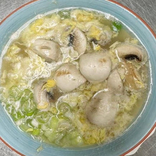 22. Mushroom Egg Drop Soup