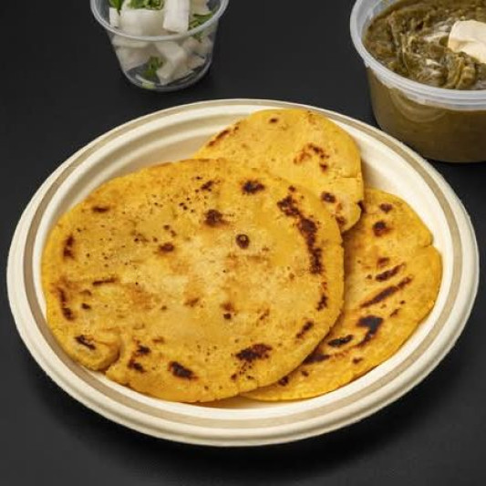 Saag with Makki Di Roti