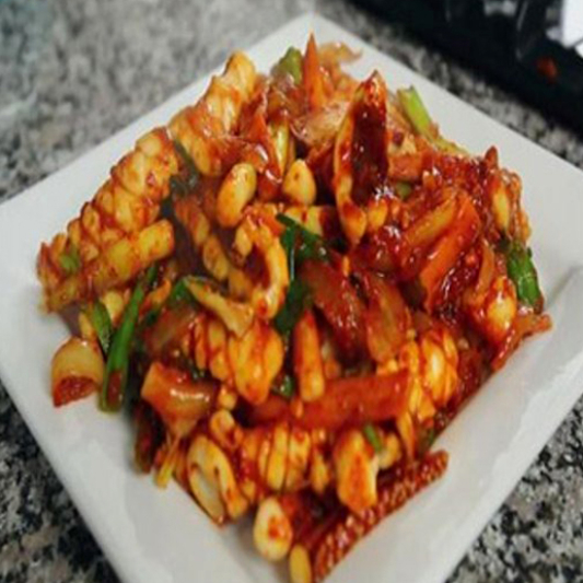 34. Spicy Squid Stir-Fried 오징어불고기