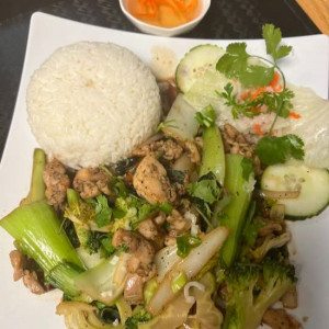 R13. Chicken and Vegetable Plate