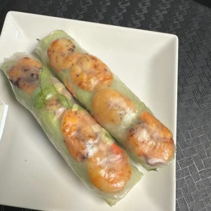 A6. Grilled Shrimp Spring Rolls (2 pcs)