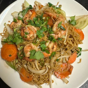 E8. Egg Noodles Stir-Fried