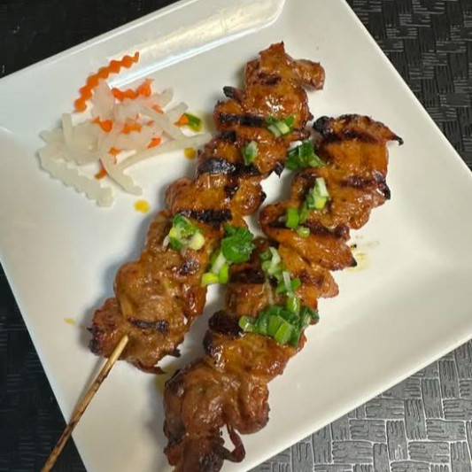 A17. Grilled Pork Skewers (2 pcs)