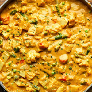 15. Mixed Vegetable Korma (Vegan)