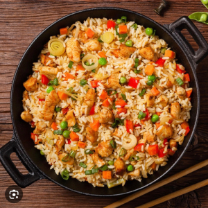 9. Vegetable Fried Rice (Vegan)