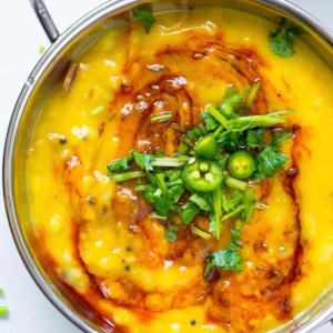 19. Yellow Dal Tadka (Vegan)