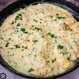 Pepper Chicken (White Sauce)