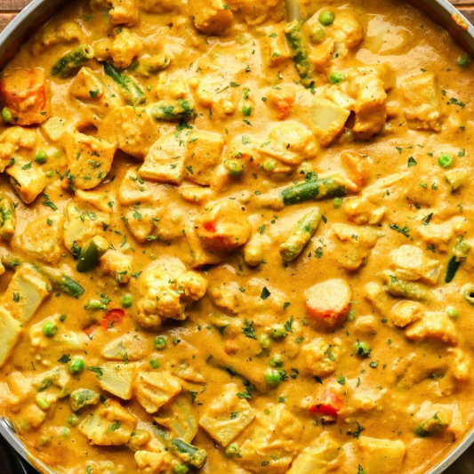 15. Mixed Vegetable Korma (Vegan)